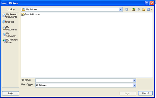 Insert Picture Window